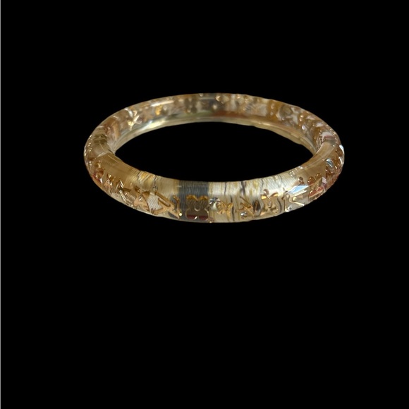 Louis Vuitton resin bangle bracelet with logo - Picture 2 of 5